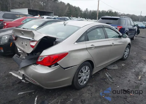 2011 Hyundai Sonata Gls z USA, uszkodzony, nr VIN 5NPEB4AC7BH260921